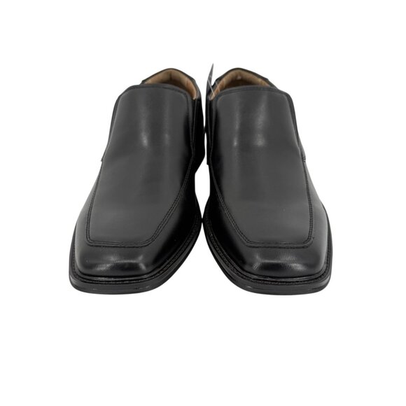 George Men's Dominic Black Faux Leather Comfort Slip-On Loafer Shoes Sz 8.5 NWOB - Picture 4 of 12